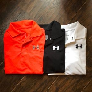Collared under armor performance shirt